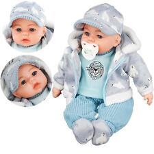 18" Lifelike Large Soft Bodied Baby Doll  With Dummy & Sounds Girls Boys Toy