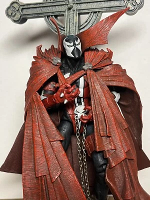 IMAGE 10th ANNIVERSARY: SPAWN w/ CROSS Figure (McFarlane, 2002) COMPLETE - Image 1 of 4