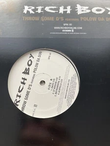 Rich Boy - Throw Some D's - $4.99 Warehouse BINS - STEALS! READ DESCRIPTION - Picture 1 of 1