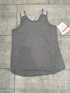NWT Athleta Girl Comeback Tank Camisole Heather Gray XXL 16 - Picture 1 of 4