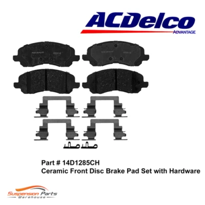 Juego de pastillas de freno delanteras de cerámica AC Delco 14D1285CH para Chrysler 200 Sebring Foto 1 de 2
