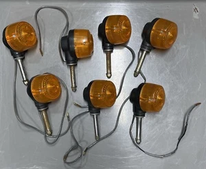 Yamaha QT50 Yamahopper Left Front Turn Signal (brown) - Foto 1 di 12