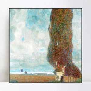 Framed Canvas Giclee Print Art Series#076 by Gustav Klimt Wall Art Home Decor - Picture 1 of 17