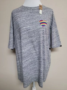 NWT PINK VICTORIA'S SECRET Women's T-Shirt Short Sleeve Round Neck Gray.One Size - Picture 1 of 12