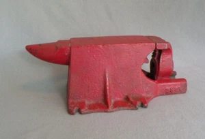 Antique Vintage 21lb Blacksmith Anvil Bench Vise Combo 380A -NO HANDLE- - Picture 1 of 12