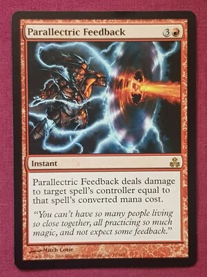 Magic The Gathering GUILDPACT PARALLECTRIC FEEDBACK red card MTG - Image 1 of 2