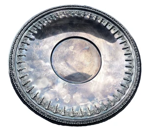 1950 REED & BARTON SILVER PLATE 10 1/2" SERVING TRAY, #1202 - Picture 1 of 8