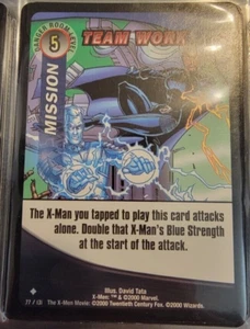 Trabajo en equipo # 77/131 X-Men cartas coleccionables poco comunes TCG WOTC 2000 XMEN - Imagen 1 de 1