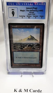 MTG - Mirage - Island - Graded - CGC 9.0 - Picture 1 of 5