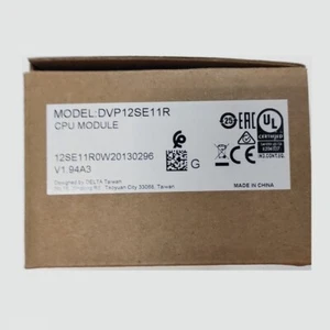 NEW ▀▄▀▄▀ DELTA DVP12SE11R CPU MODULE DVP-12SE – DVP 12SE - Imagen 1 de 2