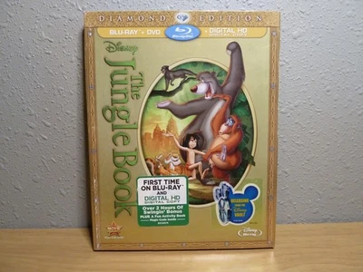 Disney The Jungle Book - Blue Ray DVD Movie, Animated Classic - Image 1 of 2