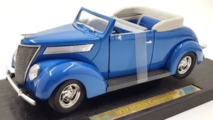 Road Legends 1/18 Scale Diecast 92238 - 1937 Ford Convertible - Blue - Picture 1 of 5