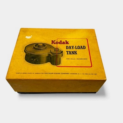 Vintage Kodak Day-Load Tank for 35mm Film w/ Original Box & Manual Darkroom - Image 1 of 4