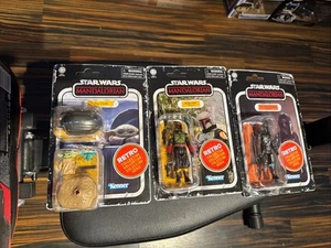 Star Wars Retro Kenner The Mandalorian Lot Of 3 Walmart Exclusive - Picture 1 of 8