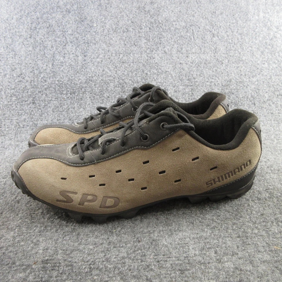 Zapatos de ciclismo Shimano SPD para hombre 44 EU MTB bicicleta de montaña sin clip marrón negro Foto 1 de 4