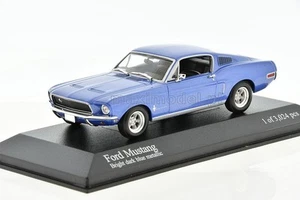 FORD Mustang Blue 1968 1/43 MINICHAMPS 400082021 - Picture 1 of 5