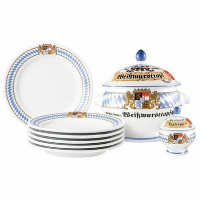 Seltmann Weiden Set 8 piezas Compact Bayern, Juego de vajilla, porcelana, 001.771844 Foto 1 de 4