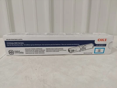 OKIDATA 46508703 Mc363Dn Sd Yld Cyan Toner - Image 1 of 4