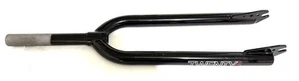 Framed 29" BMX Chromoly Black Bike 1 1/8 Threadless Fork 3/8 Axle to Crown 430mm - Picture 1 of 8