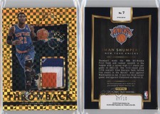 2015-16 Panini Select Throwback Memorabilia Gold Prizm /10 Iman Shumpert #7
