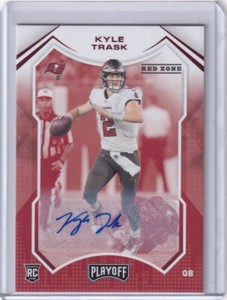 2021 Panini Playoff Kyle Trask Red Zone RC Autograph