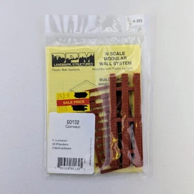 DPM #60132 N Scale Modular Wall System Kit - Cornice - Image 1 of 2