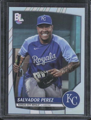 2023 Topps Big League #250 Salvador Perez RNBW FOIL - Image 1 of 2