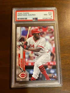 Aristides Aquino 2020 Topps #20 RC Rookie PSA 8 - Bild 1 von 2