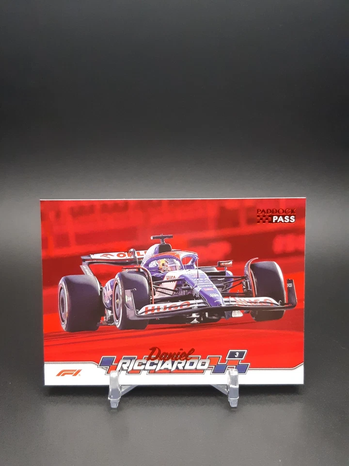 2024 Topps Paddock Pass Formula 1 Car Red Foil Daniel Ricciardo #48 - Image 1 of 2