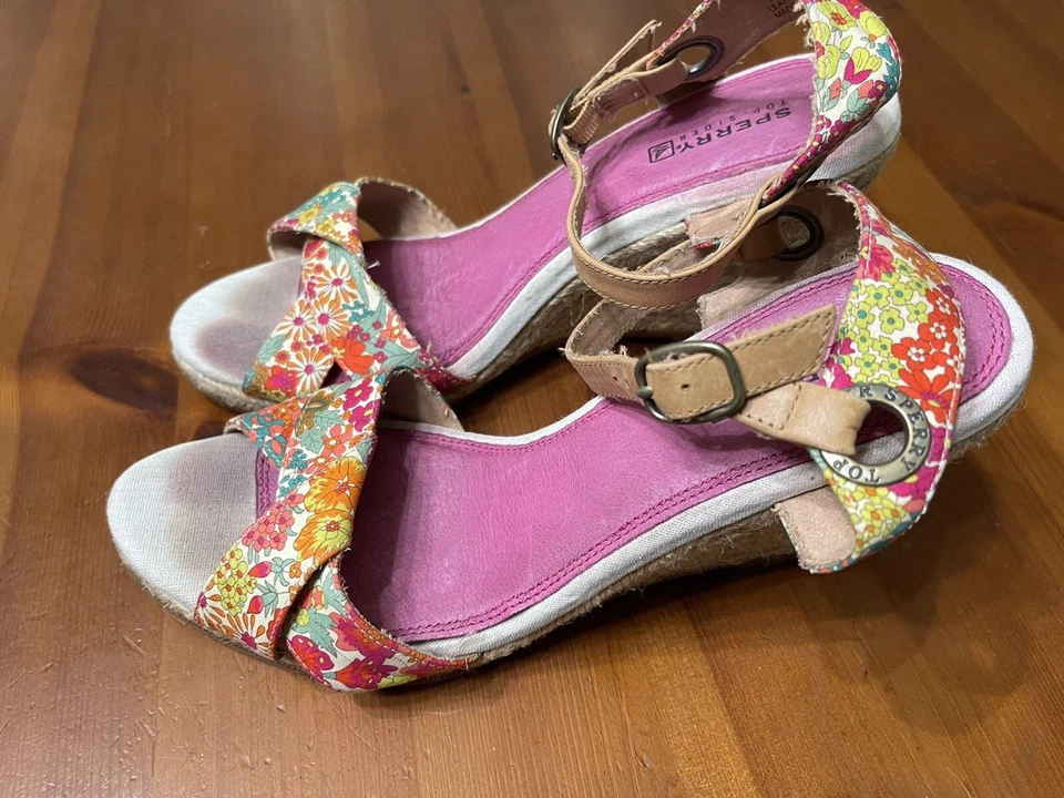 Женские туфли-слинги на танкетке Sperry Top-Sider Espradrilles размер 8 STS91646 - Изображение 1 из 4