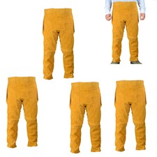 4x pantaloni per saldatura elettrica, indumenti protettivi, anti-splash