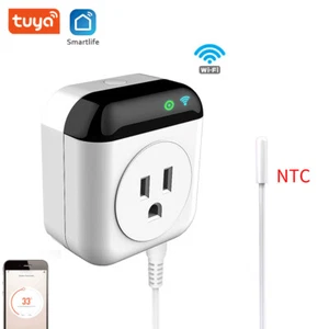 Programmable Smart Wifi Thermostat Plug Outlet Temperature Controller H0J0 - Picture 1 of 12