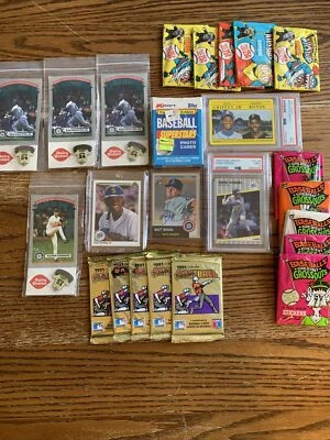 seattle mariners Lot Of Cards/ Lapel Pins/sealed Packs/PSA MINT💥 24 Items. - Image 1 of 4