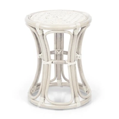 Breeze Handmade Rattan Wicker Stool - Image 1 of 4