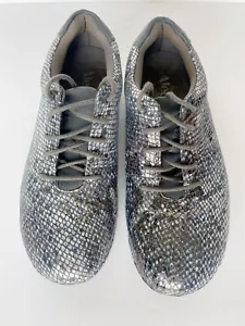 Alegria Essence Posh Pewter Gr. 39 Silber Glitzer Python Print Leder ESS-759 - Bild 1 von 8