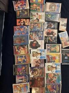Large Lot 56 Various VHS Tape Movies Sports Action Kids Comedy Disney Dreamworks - Picture 1 of 12