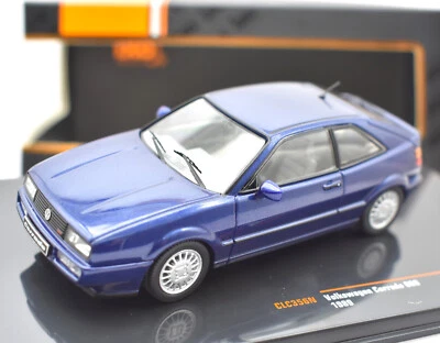 VOLKSWAGEN VW CORRADO G60 1989 DARK BLUE IXO CLC356N 1:43 BLEU LHD COUPE - Photo 1/4