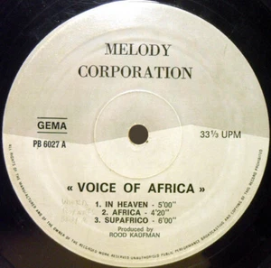 Various – Voice Of Africa VOL 1 , LP 33" - Foto 1 di 2