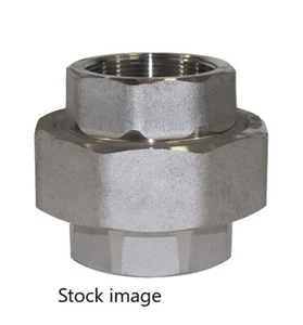 1" Threaded 3M 3000# Class 316 Stainless Steel Pipe Union A182 / A182F - Picture 1 of 1
