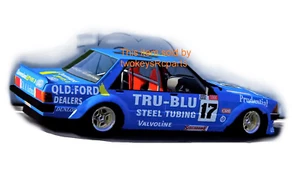 1:10 RC Clear Lexan Body Shell Ford Falcon XD Racing with Tru Blu Livery 200mm - Picture 1 of 14