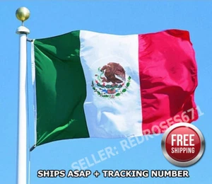 3x5FT MEXICO FLAG LARGE MEXICAN LATIN LATINO - Picture 1 of 4