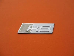00 01 02 03 04 05 06 AUDI TT RS R S REAR LID EMBLEM LOGO BADGE SIGN SYMBOL OEM - Picture 1 of 5