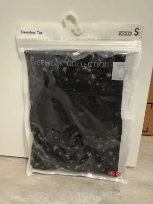 NUEVO EN CAJA UNIQLO Ropa Interior Sin Mangas Camiseta sin Mangas Bajo Camisa Mujer S Pequeña Floral Algodón Foto 1 de 4