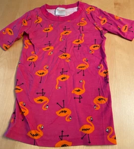 HANNA ANDERSSON PAJAMA SS TOP FLAMINGO GIRLS SZ 8 - Picture 1 of 2