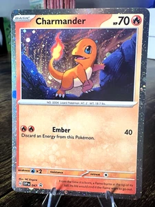 Charmander SVP EN 047 Black Star Promo Cosmos Holo Pokemon Card NM - 151 poster - Picture 1 of 2