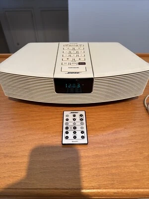 Bose Wave Radio AWR1-1W AM/FM Radio Power Cord With Remote Works Great - Image 1 of 4