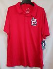 Fanatics Mens St Louis Cardinals Red Polo Shirt Size Xl