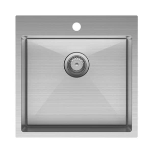 Fienza Hana Single Bowl Laundry Sink 42 Litre SS Top Under Mount 68502-OF - Bild 1 von 3