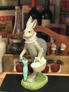 Osterhase Hase glitzernd groß Skulptur Figur Frühling Neu Margaret Haire - Bild 1 von 8