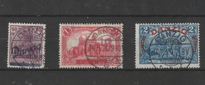 GDANSK, MICHEL 47-49, "GROSSER INNENDIENST", USED SET, BEAUTIFUL FORGERY, SEE - Picture 1 of 1